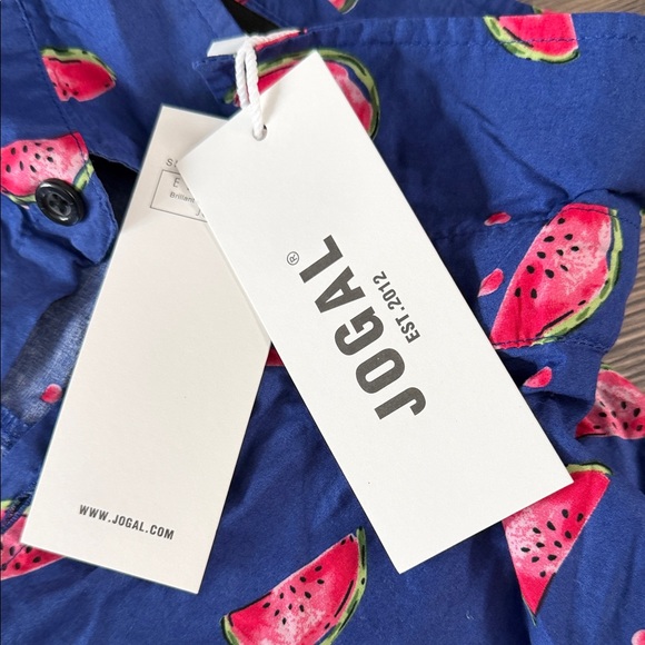 Trendy Blue Watermelon Print Casual Shirt - Picture 2 of 5